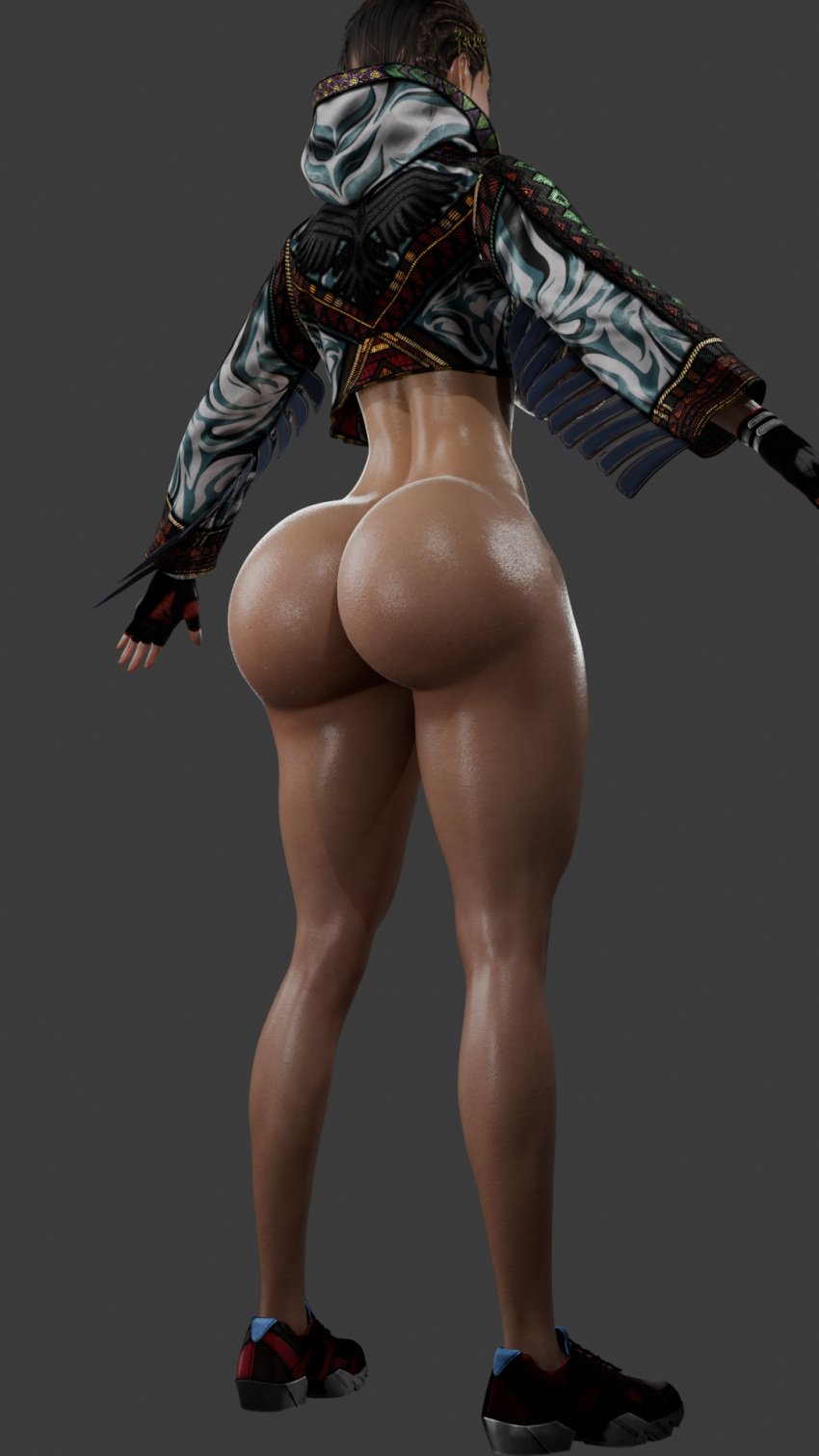 asserting_dominance azucena_milagros_ortiz_castillo big_ass big_breasts female_only model t-pose tekken tekken_8