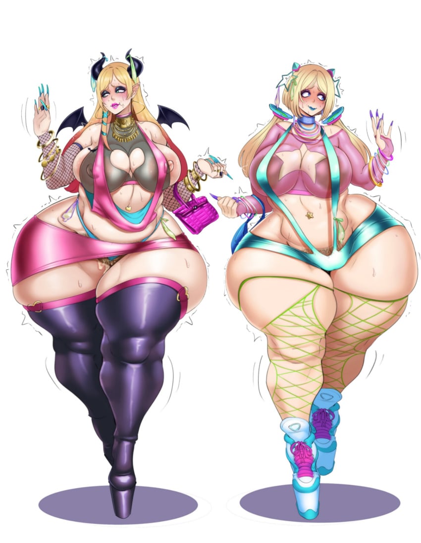 2girls aki_rosenthal big_breasts big_hips big_thighs bitch curvaceous curvy_figure deedee89 edit edited fat_thighs female female_only hololive hololive_gen_1 hololive_gen_2 hololive_japan huge_hips huge_thighs large_hips prostitute prostitution pubic_hair pubic_hair_peek revealing_clothes skimpy sluts slutty_clothes streetwalker sunnysundown thick_thighs thighs third-party_edit virtual_youtuber voluptuous voluptuous_female wide_hips yuzuki_choco