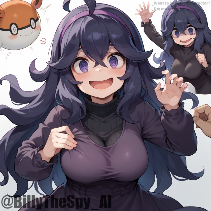 ai_generated billythespy clothed hex_maniac pokemon purple_hair