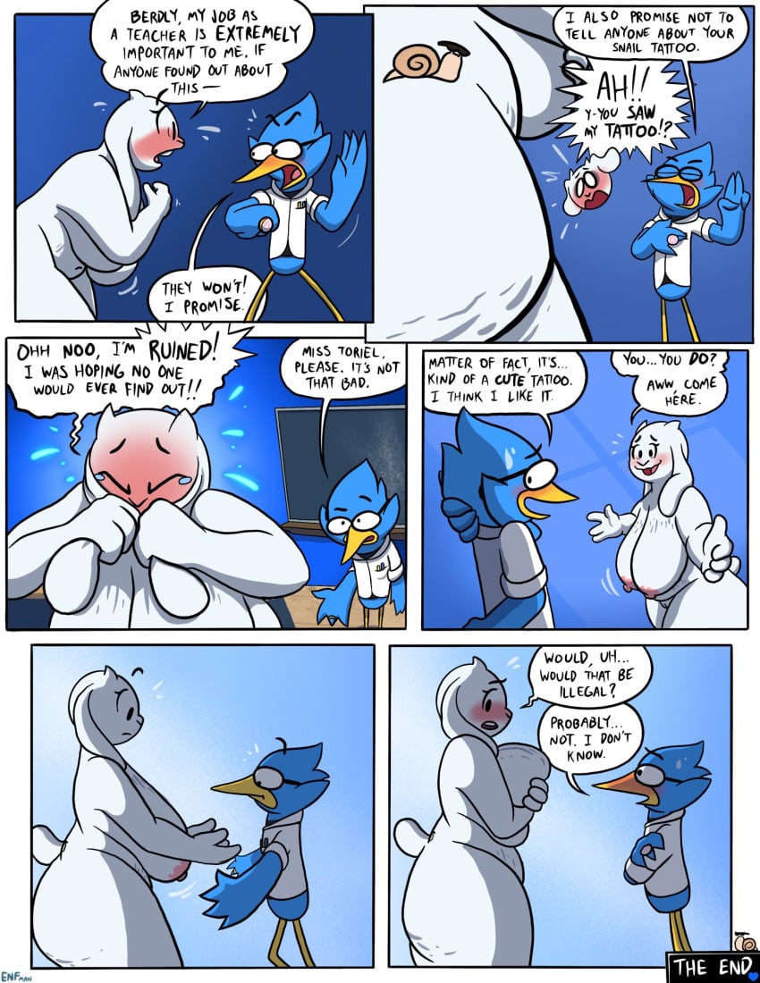 Rule 34 Dev - 1boy 1girls 2d anthro ass bbw berdly big_ass big_breasts  breasts cellulite chubby chubby_female color comic deltarune dialogue  embarrassed embarrassed_nude_female enf english english_dialogue  english_text female furry goat male milf