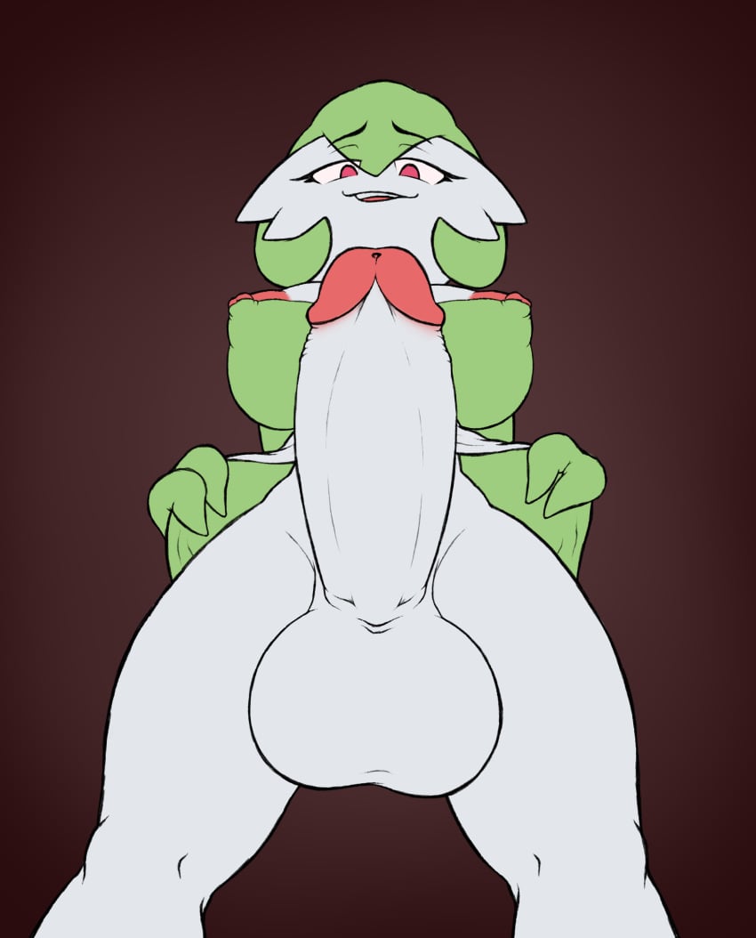 1futa 2022 absurd_res areolae balls big_balls big_breasts big_penis bottomless breasts clothed clothing digital_media_(artwork) erection futa_only futanari gardevoir generation_3_pokemon genitals gynomorph hi_res humanoid humanoid_penis intersex low-angle_view nintendo nipples nude oliversart partially_clothed penis pokemon pokemon_(series) pokemon_(species) presenting solo standing video_games