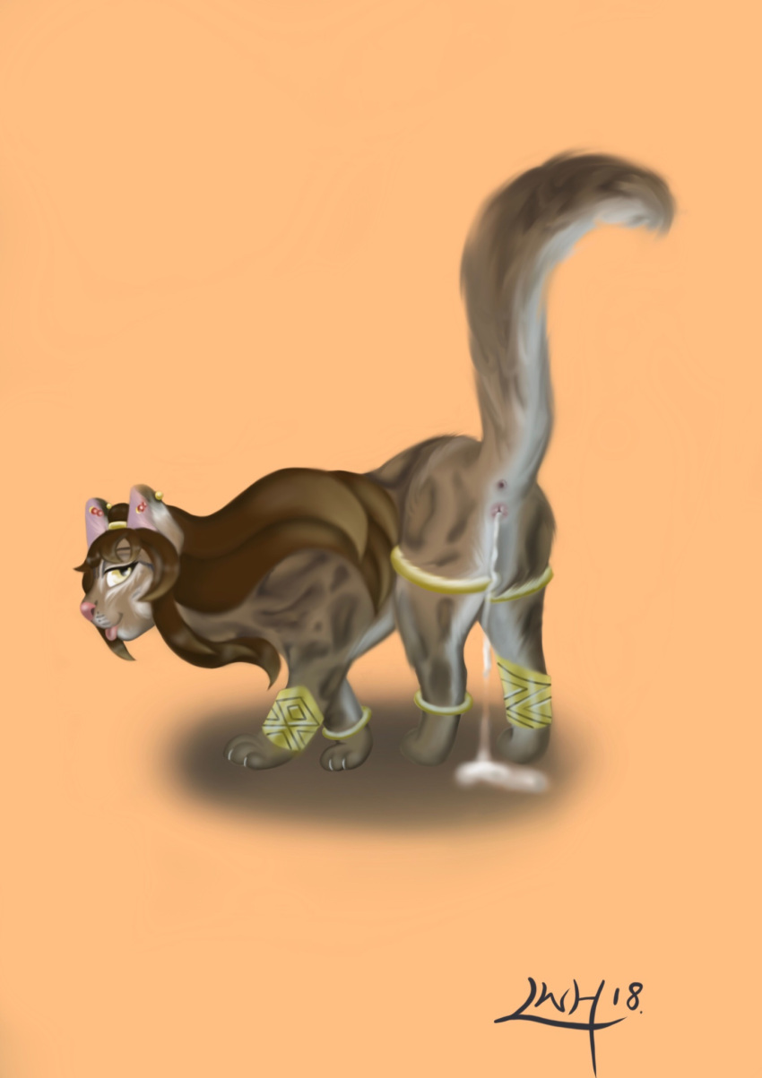 female feral furry hi_res ronnie_(wenqu0304) solo wenqu0304