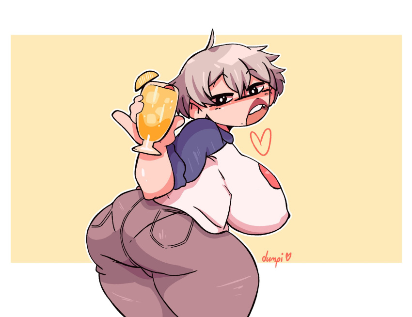 ass big_ass big_breasts dumpiwumpi_(artist) female pantylines tagme thick_thighs uzaki-chan_wa_asobitai! uzaki_hana