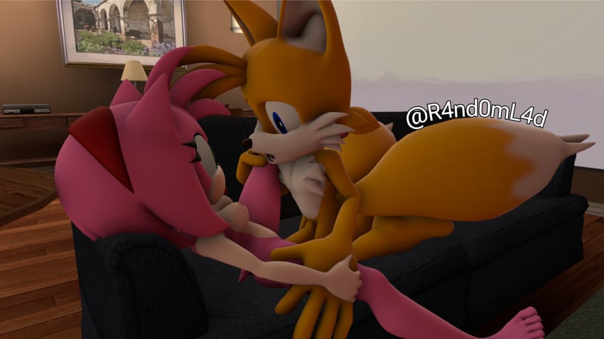 3d 3d_(artwork) amy_rose furry miles_prower miles_tails_prower r4nd0m_l4d self_upload sfm sonic_(series) sonic_the_hedgehog_(series) source_filmmaker tails_the_fox twitter_link