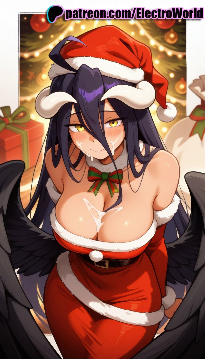 1female 1girls ai_generated albedo_(overlord) blush breasts christmas christmas_clothing christmas_decorations christmas_lights christmas_outfit christmas_present christmas_tree cum cum_drip cum_on_body cum_on_breasts cum_on_face cumshot curvaceous curvaceous_body curvaceous_female curvaceous_figure electroworld female female female_focus happy_new_year highres horn horns inviting_to_sex new_year nude nude_female overlord_(maruyama) pleasure_face pleasured_female pov seductive seductive_female seductive_look seductive_pose semen semen_on_body semen_on_breasts semen_on_face solo solo_female solo_focus trembling trembling_for_pleasure uncensored voluptuous voluptuous_female wet wet_body wet_skin