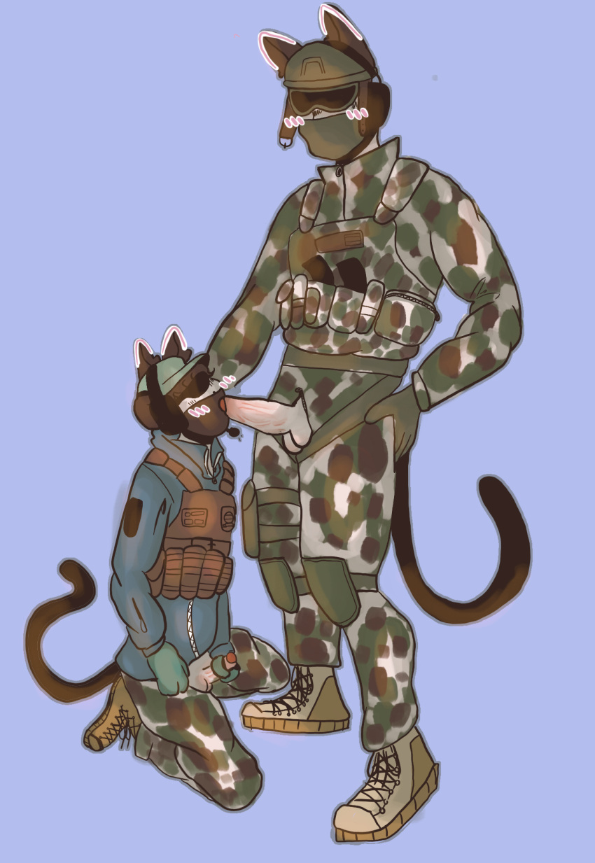 airsoft catboy femboy gay military_clothing