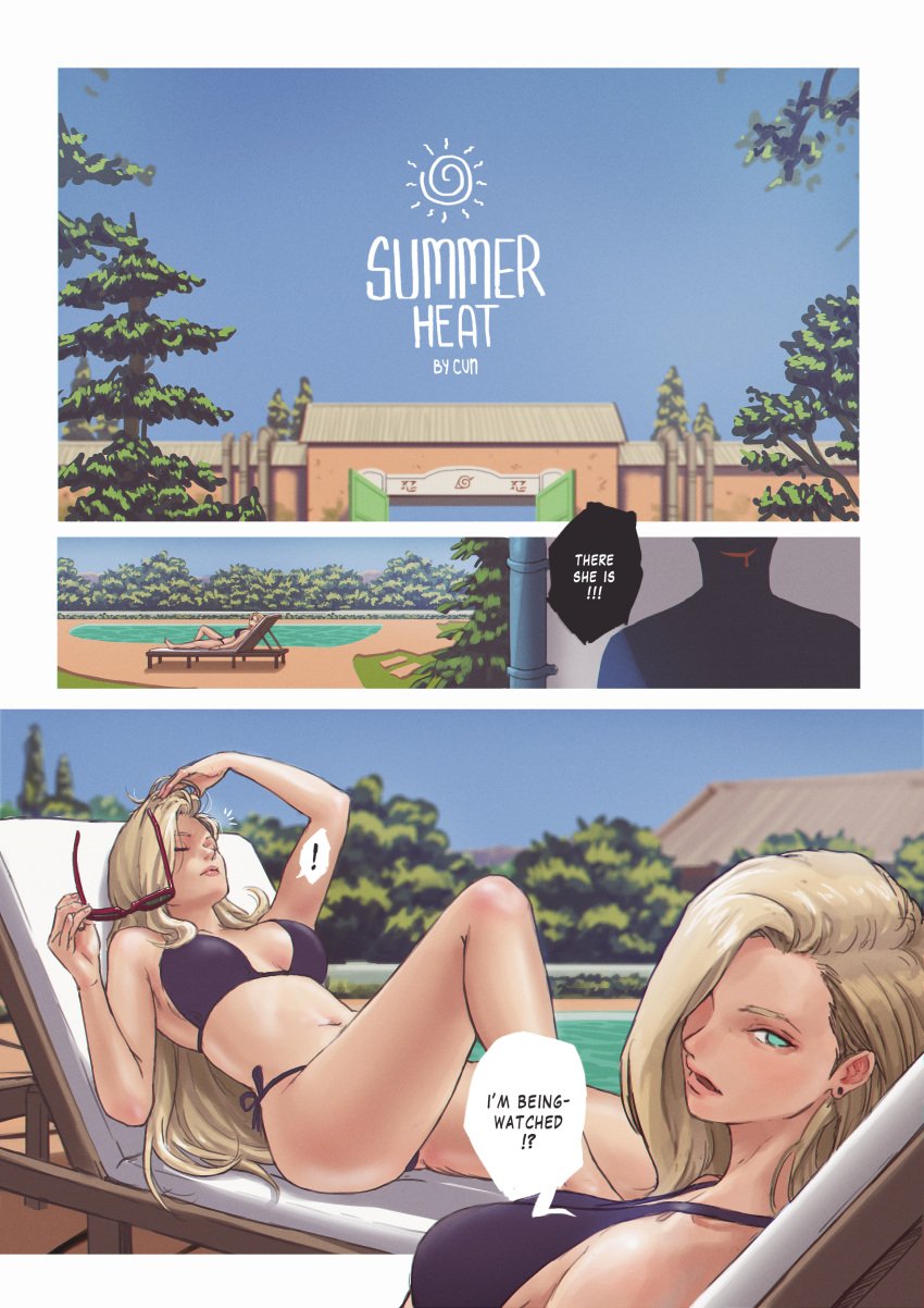 bikini comic cuncyun dialogue english_text ino_yamanaka mind_control naruto naruto:_the_last naruto_(series) naruto_shippuden possessed possession speech_bubble story sunbathing swimsuit text