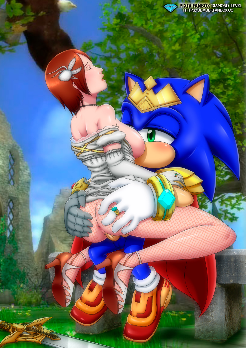 bbmbbf caliburn diamond_level fishnet fishnet_legwear fishnets furry furry_only human human_on_anthro male mobius_unleashed palcomix pietros_secret_club princess_elise sega sonic_(series) sonic_2006 sonic_and_the_black_knight sonic_the_hedgehog sonic_the_hedgehog_(series) wholesome_sex