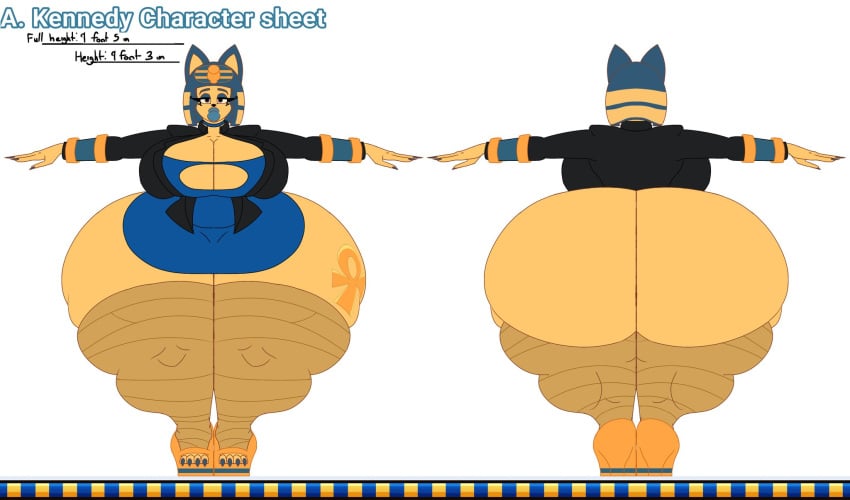 ankha_kennedy_(user3345) big_ass big_breasts breasts bubble_butt huge_ass thick_thighs user3345 wide_hips