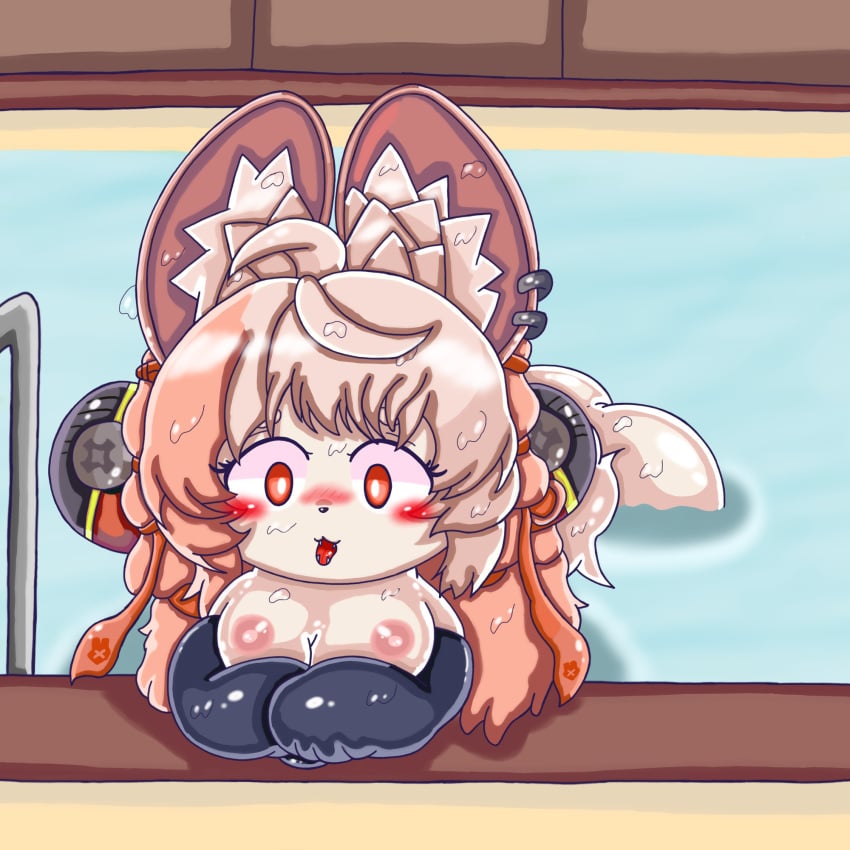 aramatchan ass breasts female hi_res lagomorph leporid mammal mihoyo rabbit solo zenless_zone_zero zhao_(zenless_zone_zero)