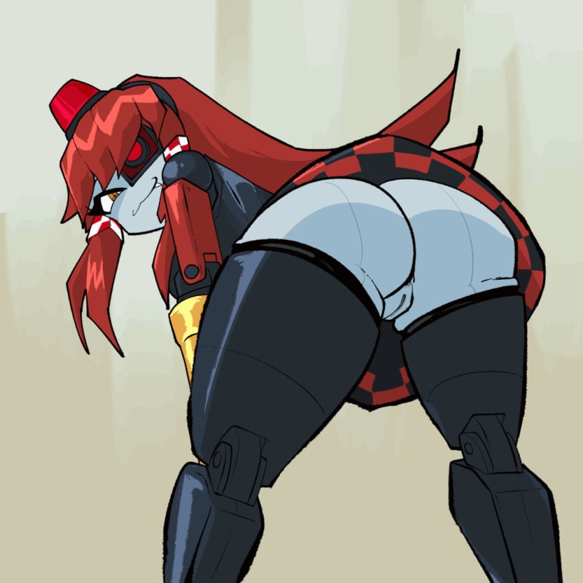 animated ass ass_focus ass_shake bottomless mimi_sentry robot robot_girl robot_humanoid skirt team_fortress_2 tf2 twerk twerking valve valve_(company)