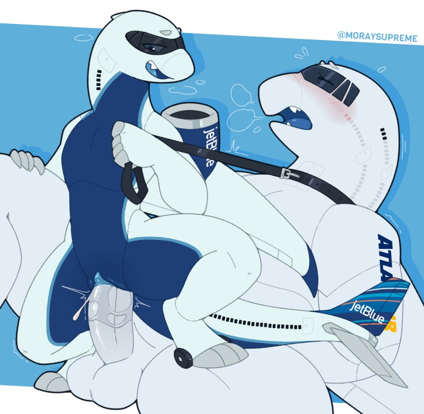 aeromorph airbus_a320 aircraft aircraft_humanoid airliner airplane andromorph anthro balls blush bodily_fluids boeing boeing_747 clipper_(boeing747) clitoris collar digital_media_(artwork) duo erection female female_penetrated genital_fluids genitals hi_res intersex leash leash_pull leashed_male living_aircraft living_machine living_vehicle machine male male/female male_penetrating male_penetrating_female moraysupreme neo_(a320) nude penetration penis sex simple_background size_difference small_top_big_bottom tail trans_(lore) trans_man_(lore) vaginal_penetration vehicle vulva wings
