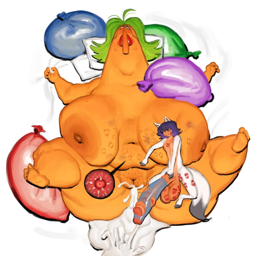 2025 4_fingers 5_toes absurd_res after_sex after_vaginal age_difference animal_humanoid areola balls belly bent_arm big_areola big_balls big_breasts big_nipples big_penis biped bird's-eye_view bite_mark bite_mark_on_belly bite_mark_on_breast black_claws black_eyes blue_condom blush bodily_fluids breast_squish breasts breasts_apart broken_condom canon_x_oc cartoon_network chowder_(series) claws condom cum cum_from_vagina cum_in_vagina cum_inside cum_on_ground cumshot cutaway deep_navel digital_drawing_(artwork) digital_media_(artwork) dipstick_tail duo ejaculation extreme_size_difference eye_roll eyelashes feet felid felid_humanoid female filled_condom fingerless_(marking) fingers fur furry genital_fluids genitals glans glistening glistening_nipples grabbing_sheets green_condom green_hair grey_body grey_fur grey_markings grey_tail grey_tail_tip hair half-closed_eyes head_on_pillow hi_res high-angle_view huge_areola huge_balls huge_breasts huge_cock huge_glans huge_nipples humanoid humanoid_genitalia humanoid_on_humanoid humanoid_penis hyper hyper_condom hyper_genitalia hyper_penis iheartmaskmen impregnation inner_ear_fluff iris kiss_mark kiss_mark_on_balls kiss_mark_on_chest kiss_mark_on_face kiss_mark_on_penis larger_female legs_up light_areola light_body light_fur light_hair light_skin lips lipstick long_eyelashes long_nose long_penis looking_at_another looking_at_partner looking_up looking_up_at_partner lying lying_on_another lying_on_partner makeup male male/female mammal mammal_humanoid markings mascara mature_female mature_humanoid mouth_closed ms._endive multicolored_body multicolored_fur multicolored_tail narrowed_eyes navel nipples no_pupils nude nude_female nude_humanoid nude_male older_female on_another on_back on_side orange_areola orange_body orange_breasts orange_eyes orange_inner_ear orange_nipples orange_nose orange_skin overweight overweight_female overweight_humanoid ovum penis penis_grab pillow pink_blush pink_glans pointy_ears prick_ears pubic_stubble purple_condom purple_hair red_condom red_lips red_lipstick running_makeup running_mascara sexual_barrier_device short_hair simple_background size_difference smaller_male smile smirk sperm_cell spread_legs spreading squish tail tail_markings tan_balls tan_body tan_penis thick_lips thick_penis toe_claws toeless_(marking) toes tuft two_tone_tail vulva white_background white_body white_ears white_fur white_inner_ear_fluff white_pillow white_sclera white_tail younger_male