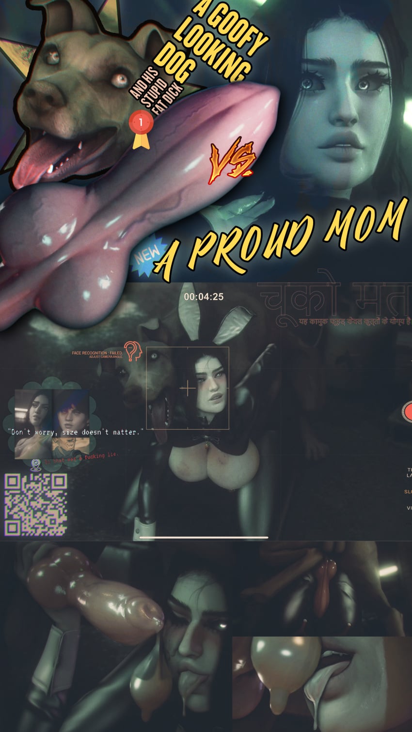 3d big_breasts canine canine_on_human canine_penis condom condom_balloon domestic_dog eyeliner female_on_feral feral feral_on_female feral_on_human filled_condom human_female human_on_feral knot large_breasts leather looking_pleasured loving_it mascara mature_female milf mother pale-skinned_female srvn tagme text zoophilia