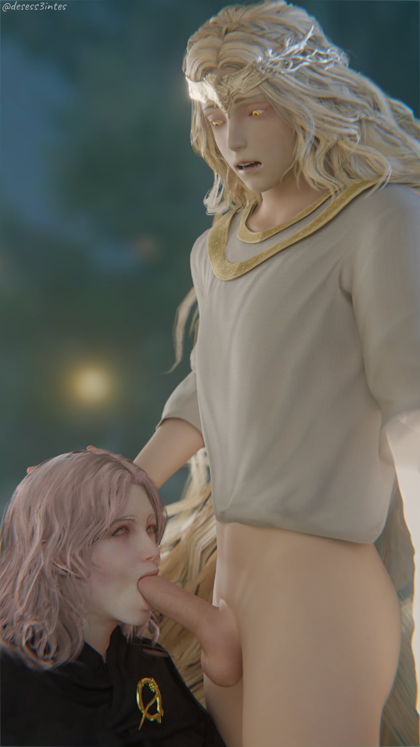 1boy 1femboy 1girls 3d 3d_(artwork) 3d_model 3d_render blender blender_(artwork) blender_(software) blender_cycles blowjob brother_and_sister brother_and_sister_(lore) clothed_female desess3intes elden_ring elden_ring:_shadow_of_the_erdtree fellatio femboy incest long_hair melina_(elden_ring) miquella oral oral_sex shadow_of_the_erdtree tagme twink