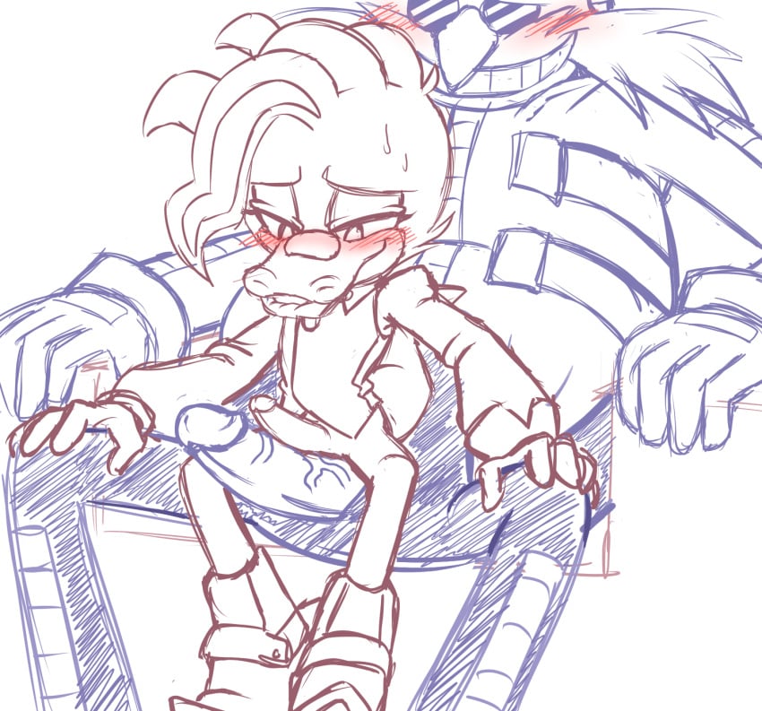 anthro_on_human biting_lip blush cotton_draws doctor_starline dr._eggman dr_robotnik gay idw_comics idw_publishing imminent_sex male_only mobian_(species) penis sega sitting_on_lap sitting_on_penis size_difference sonic_(series) sonic_the_hedgehog_(comics) sonic_the_hedgehog_(idw) sonic_the_hedgehog_(series)