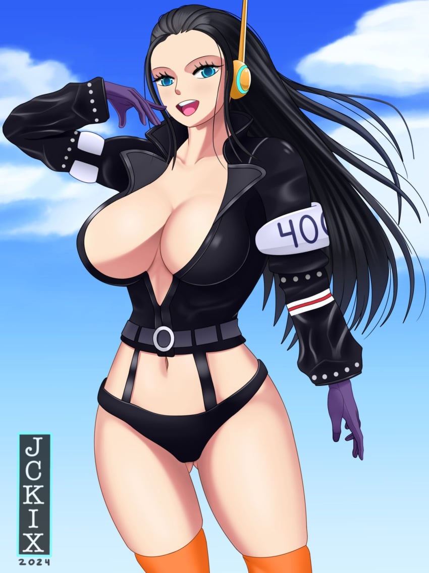 1girls clothing female female_only jckix_art nico_robin nico_robin_(egghead) one_piece one_piece:_egghead_arc solo solo_female tagme