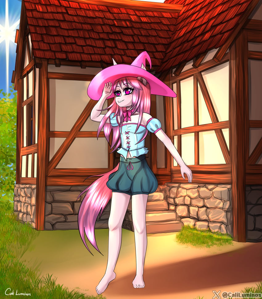 aine anthro brony caliluminos fantasy medieval pony unicorn witch