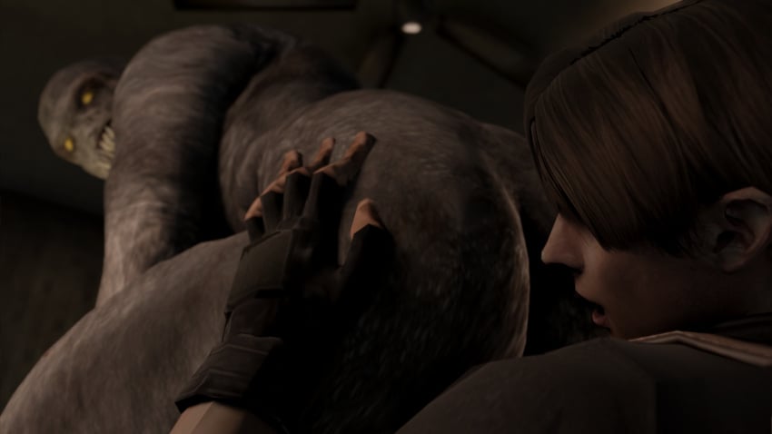 anal apartment ass ass_to_face capcom dominant duo gay grahnzi hi_res human leon_kennedy leon_scott_kennedy male male/male mammal monster oral rape regenerator_(resident_evil) resident_evil rimming sex stinkface undead yaoi zombie