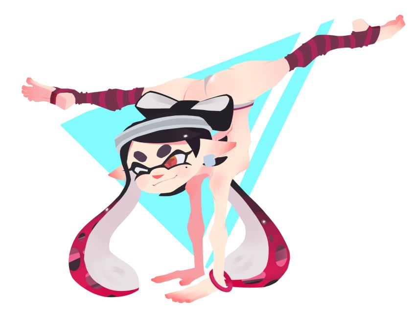 ass breasts bunn_(artist) callie_(splatoon) splatoon splatoon_(series) splatoon_1 stretching