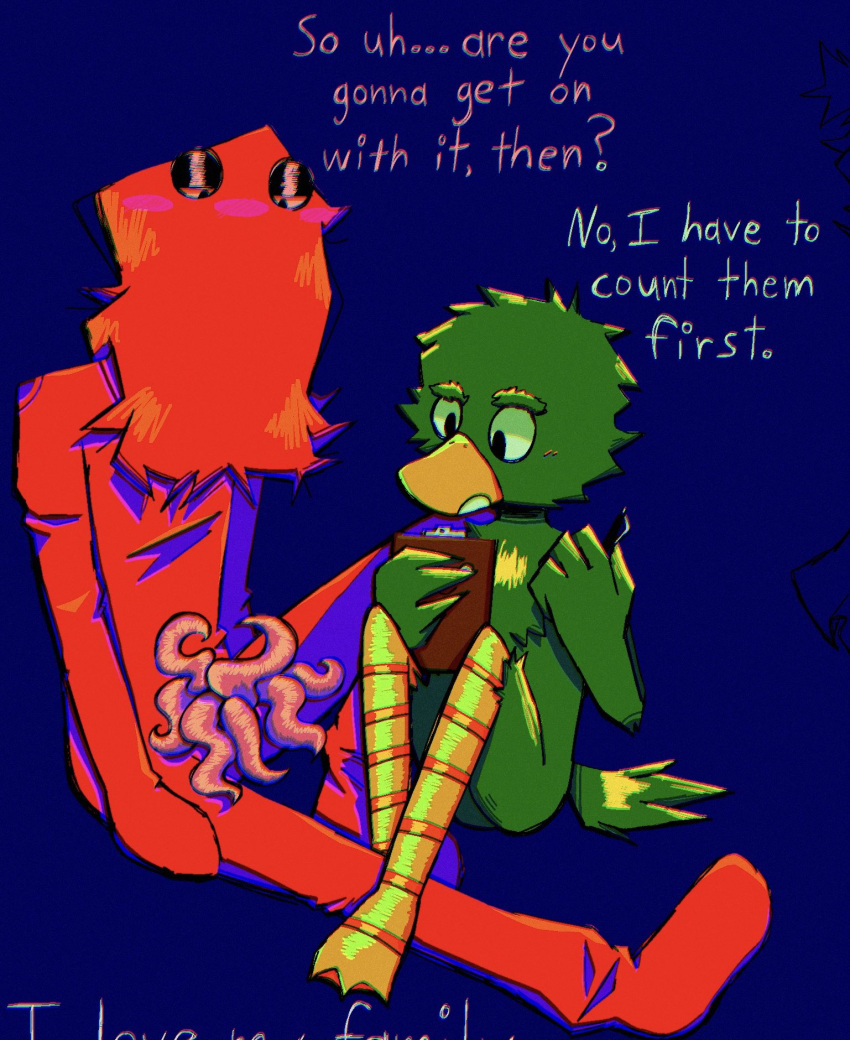 anomalousfeast don't_hug_me_i'm_scared duck_guy_(dhmis) male male_only penis red_guy_(dhmis)