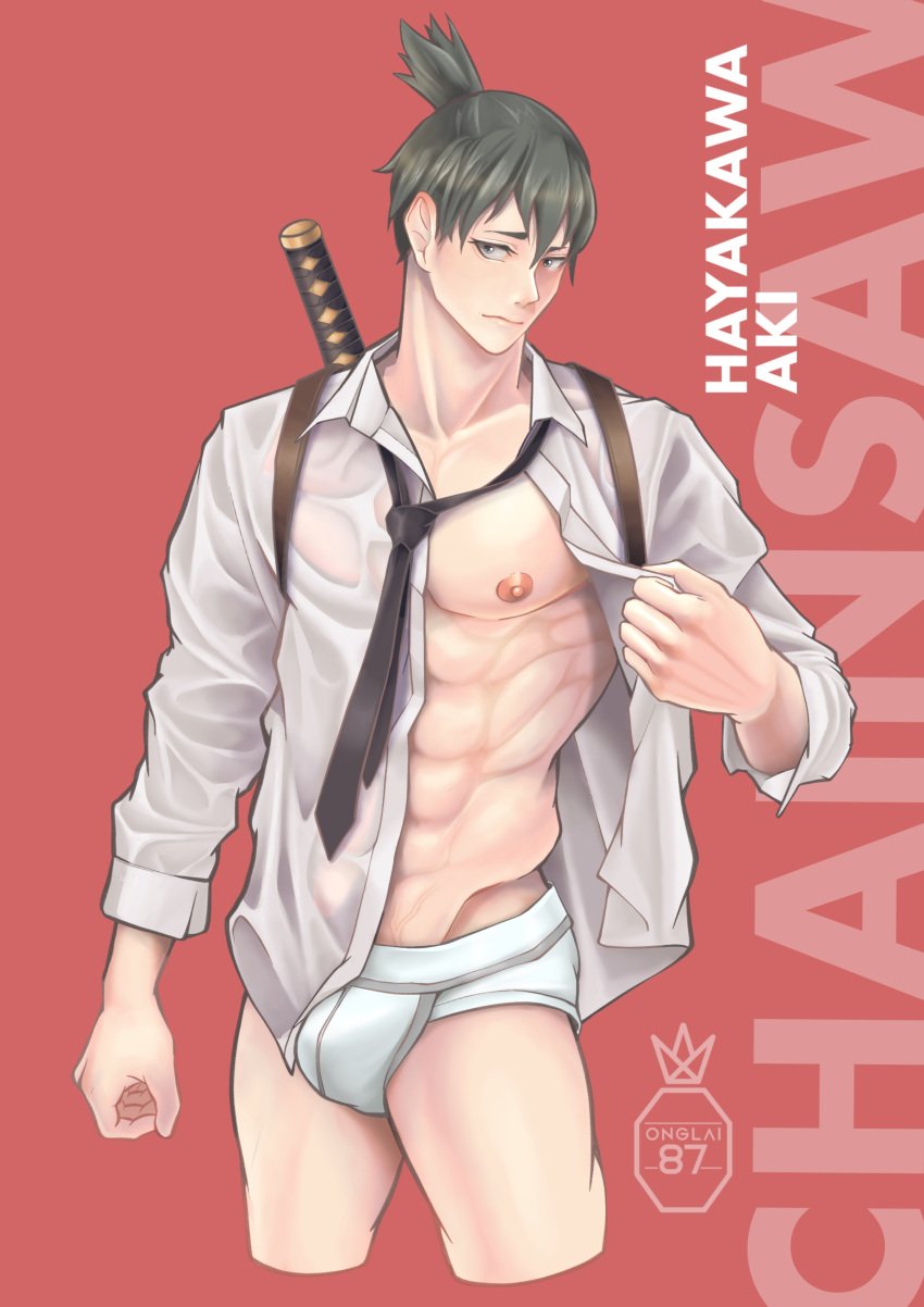 boxers boxers_(clothing) bulge hayakawa_aki male_only muscular_male onglai87 tagme underwear