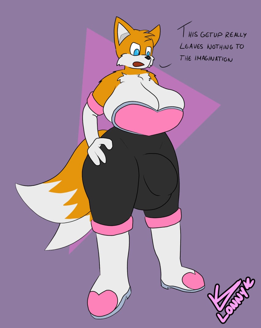 1futa anthro big_breasts big_bulge big_penis breasts bulge canid canine cleavage cleavage_overflow clothed clothing crossdressing fox futanari genitals gynomorph hi_res huge_breasts huge_bulge huge_cock hyper hyper_breasts hyper_bulge hyper_genitalia hyper_penis intersex lonnyk mammal penis rouge_the_bat sega solo sonic_(series) sonic_the_hedgehog_(series) tails