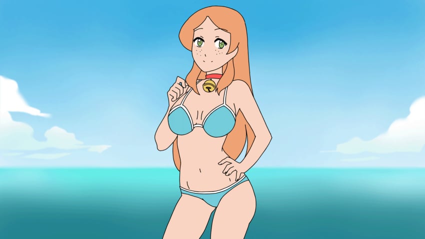 animated animated anthro bikini breasts female human_to_anthro navel rikeza species_transformation thighs transformation