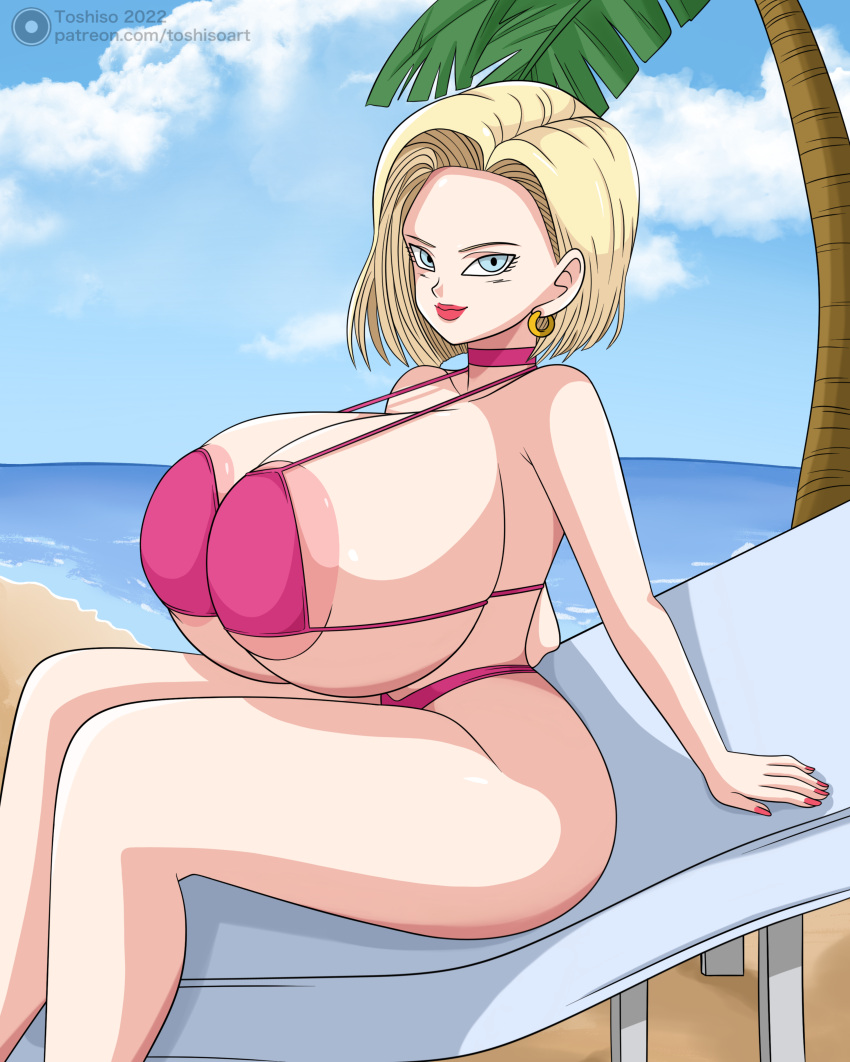 Android 18 (Dragon Ball) Rule 34 Image