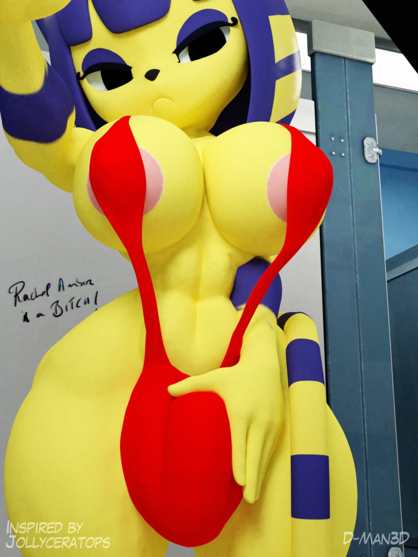 1futa 2021 3d 3d_(artwork) 3d_model animal_crossing ankha ankha_(animal_crossing) ankha_(hazeker) anthro anthrofied bathroom big_breasts big_penis bikini blue_hair breasts bulge cleavage dman3d doubutsu_no_mori egyptian feline furry furry_only futa_only futanari hazeker holding_penis humanoid humanoid_penis muscular muscular_futanari nairu_(doubutsu_no_mori) nintendo nipples pov solo thick_thighs thighs wide_hips yellow_fur