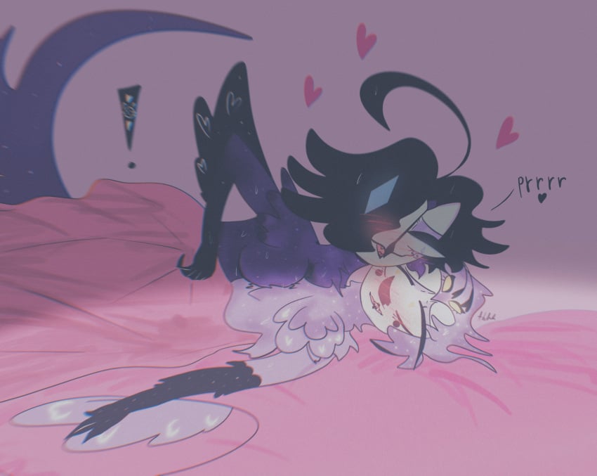 bird couple cute domination furry furry_only lesbian_sex light_purple_body purple yuri