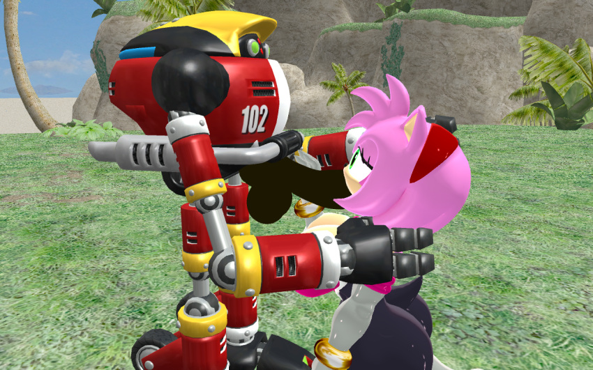 amy_rose amy_the_bat big_breasts blowjob busty e-102_gamma massive_breasts massive_penis omega_warrior penis penis_in_mouth rouge_the_bat_(cosplay) sega sfm sonic_(series) sonic_adventure sonic_the_hedgehog_(series) source_filmmaker