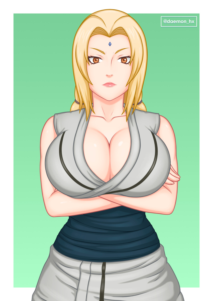 anime anime_style daemonhx fanart naruto naruto_(series) naruto_shippuden tsunade