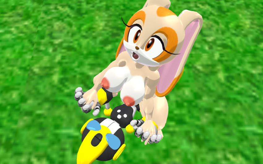 3d 3d_(artwork) big_breasts breasts cream_the_rabbit emerl gemerl hand_holding omega_warrior penis penis_in_pussy pussy sega sfm sonic_(series) sonic_advance sonic_advance_3 sonic_battle sonic_the_hedgehog_(series) source_filmmaker