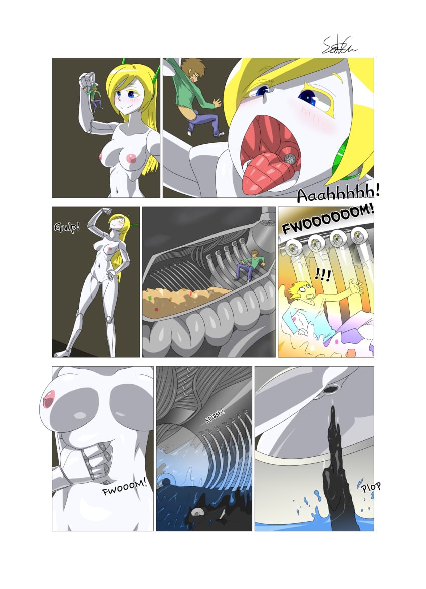 bone cave_story curly_brace digestion female female_pred giantess incineration internal_view male_prey no_sex nude nude_female oral_vore scat seekgr skull tagme toilet vore water x-ray