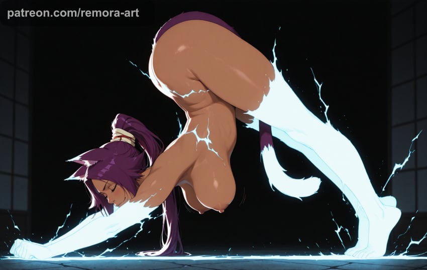 Shihouin Yoruichi (Bleach) Rule 34 Image