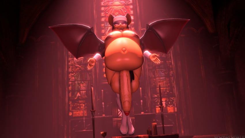 1futa 3d 3d_(artwork) 3d_model anthro belly big_belly big_breasts big_penis breasts clothing digital_media_(artwork) floating footwear futanari genitals gynomorph hi_res high_heels huge_breasts huge_cock hyper hyper_belly intersex legwear looking_at_viewer mobian mobian_(species) mobian_bat navel nun nun_outfit ok_bruh penis red_eyes rouge_the_bat rouge_the_nun sega solo sonic_(series) sonic_adventure_2 sonic_the_hedgehog_(series) source_filmmaker thigh_highs tongue vore warfare_machine wings