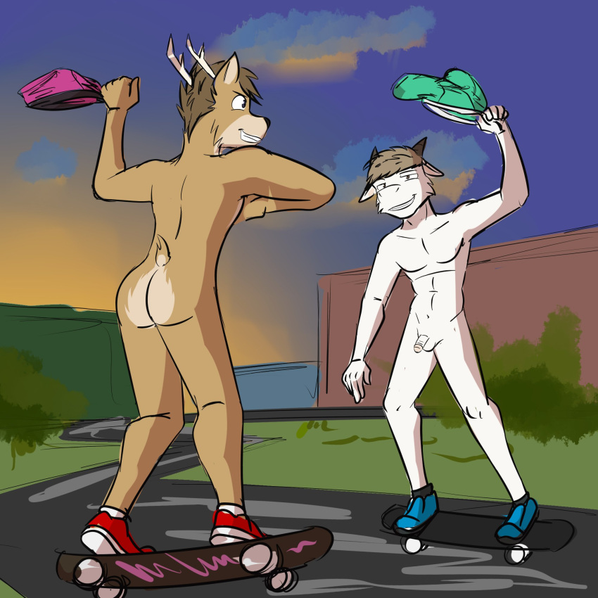 ass deer furry fuze goat nude penis shoes_only skateboard