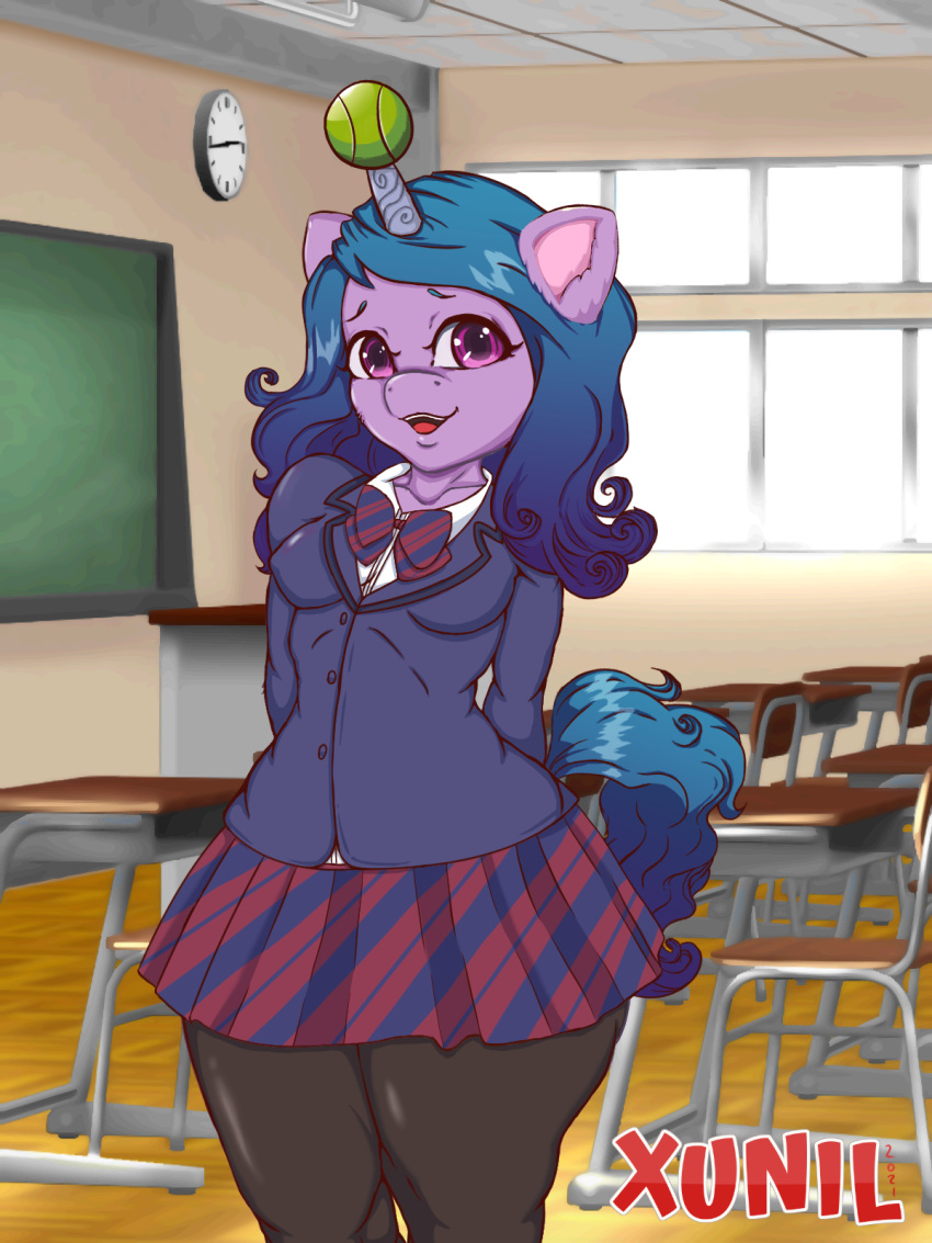 big_ass izzy_moonbow_(mlp) mlp_g5 my_little_pony school_uniform thick_ass thick_thighs xunil763