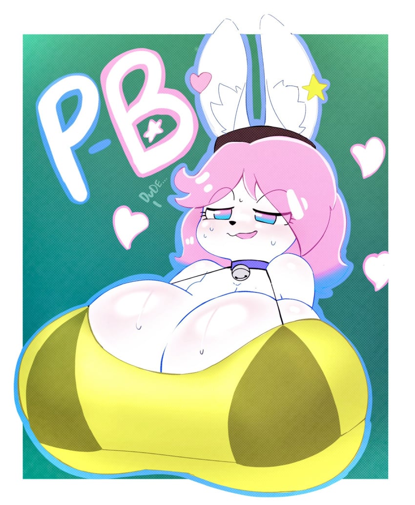 1boy big_breasts breast_implants breasts busty_boy fake_breasts furry huge_breasts inazuma_kat large_breasts peanut_butter_(theycallhimcake) silicone speech_bubble tagme text