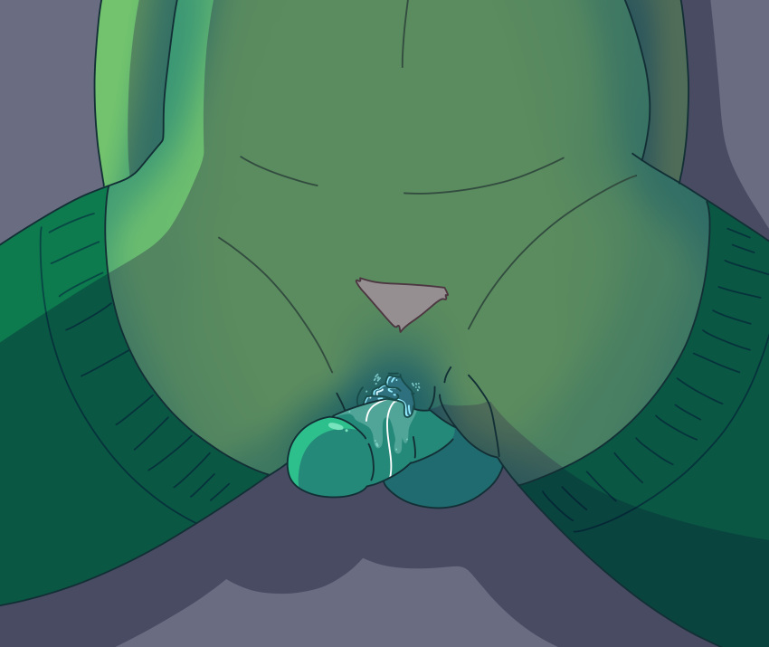 2022 cartoon_network close-up close_up_pussy drawinecchi gem_(species) green_body green_skin peridot_(steven_universe) pubic_hair pussy pussy_juice self_upload shaped_pubic_hair steven_universe stockings