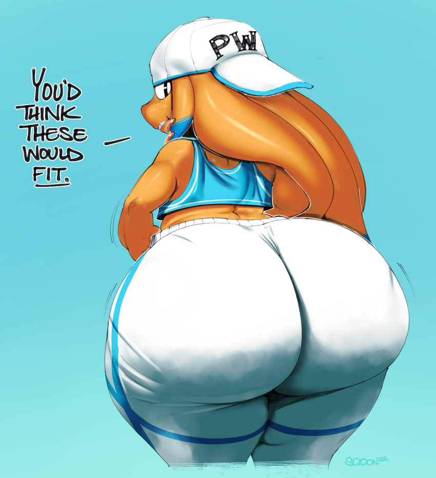 alien anthro ass big_ass bubble_butt femboy huge_ass large_ass looking_at_viewer looking_back lumi_(hevymin) male male_only puwa sqoon sqoons tagme thick_thighs wide_hips