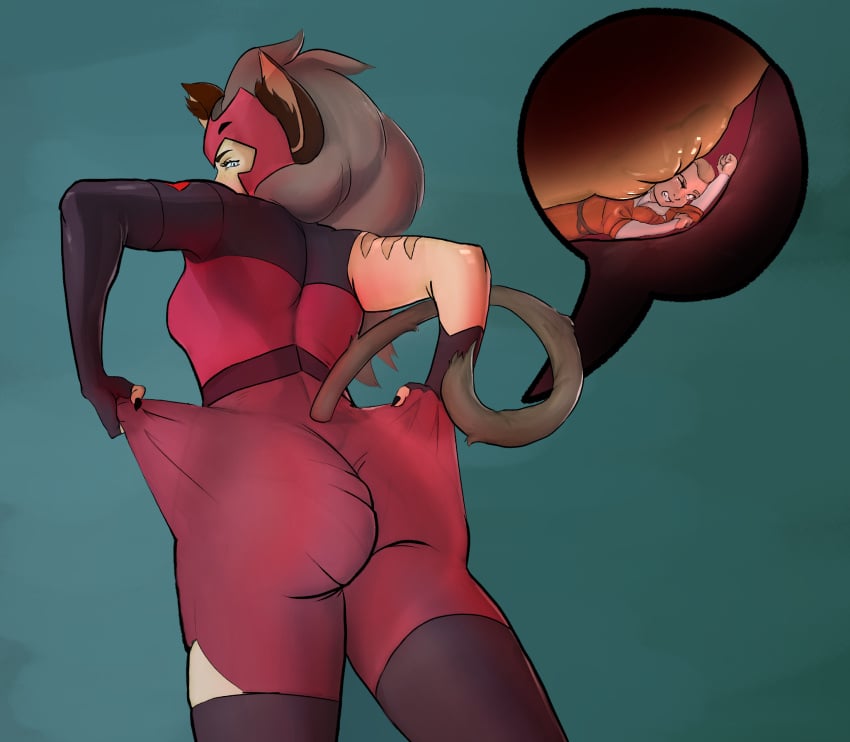 2020s 2022 2girls adora angry anus ass back_view black_gloves blonde_female blonde_hair blue_eyes bodysuit brown_hair brown_tail canon_couple cat_ears cat_tail catgirl catra claws clothing crushing curvy duo fangs female female_only fingerless_gloves fully_clothed giantess gloves gritted_teeth hi_res jacket large_ass larger_female light-skinned_female light_skin long_gloves long_hair looking_back macro macrophilia micro microphilia oh_no pants ponytail red_bodysuit red_jacket red_pants she-ra_and_the_princesses_of_power shirt shrunk shrunken shrunken_woman size_difference smaller_female standing stuck stuck_in_clothes tail tears thick_thighs trapped trapped_in_clothing veshuuu wedgie white_shirt wide_hips yuri zoom_in