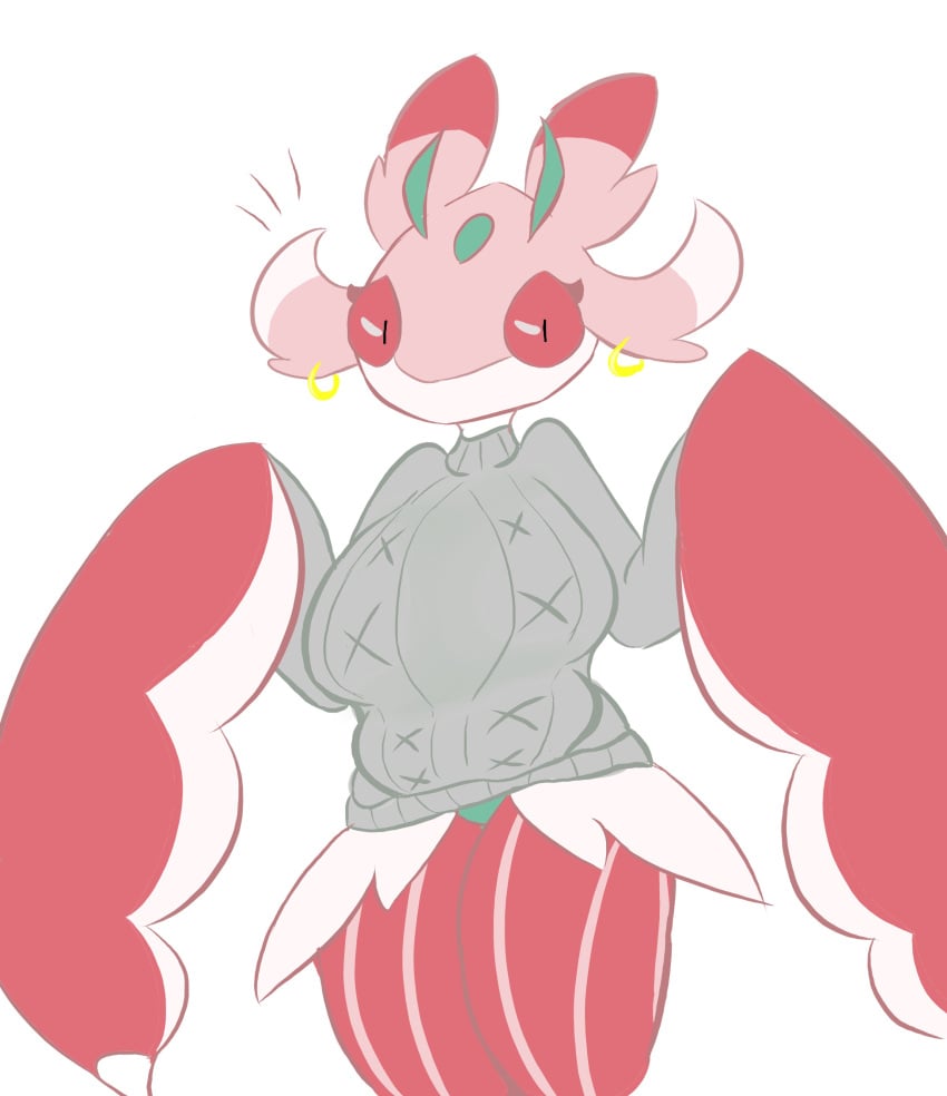 big_breasts breasts female generation_7_pokemon lurantis plantedpot pokémon_(species) pokemon tagme