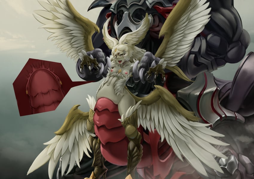 4_wings absurd_res anthro avian big_penis breasts cervical_penetration claws digital_media_(artwork) duo erection feathers female final_fantasy final_fantasy_xiv forced garuda genitals hi_res huge_cock internal knot large_insertion machine male male/female multi_wing nekoforest nude penetration penile penile_penetration penis pussy ridiculous_fit robot simple_background small_breasts square_enix stomach_bulge ultima_weapon vaginal_penetration vaginal_penetration video_games wings