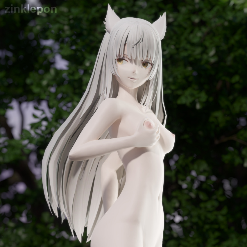 1girls 3d areola ass back blender blender_cycles breast_grab butt_cheeks cat_ears catgirl completely_naked completely_nude completely_nude_female dat_ass female grabbing_own_ass grabbing_own_breast grey_hair holding_breast legs light-skinned_female light_skin long_hair looking_back m_(xenoblade) medium_breasts mio_(xenoblade) naked nipple nude nude_female outside pale-skinned_female pale_skin png pose smile solo solo_female standing topless topless_female video_game_character white_hair xenoblade_(series) xenoblade_chronicles_(series) xenoblade_chronicles_3 yellow_eyes zinklepon