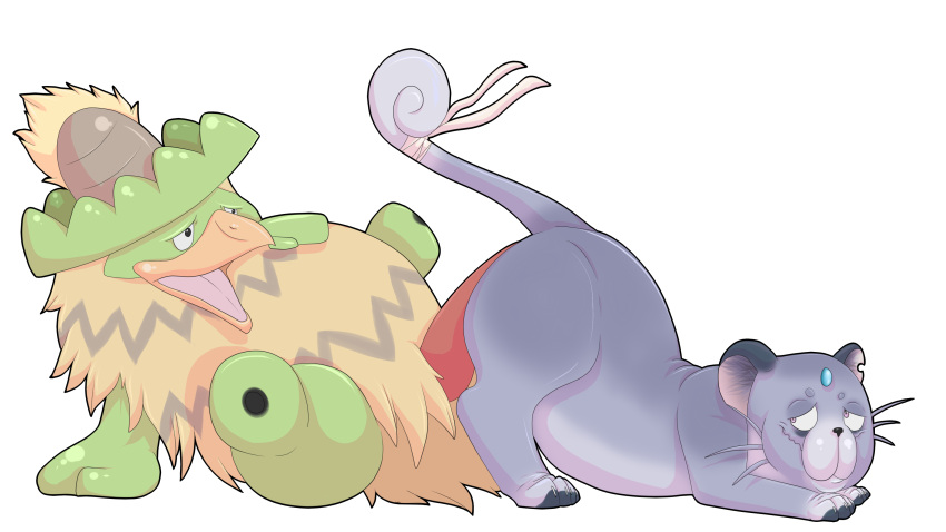 alolan_persian ambiguous_gender ambiguous_penetration anthro feral flora_fauna furry hi_res ludicolo open_mouth penis persian pokémon_(species) pokemon tagme transparent_background zarapdos