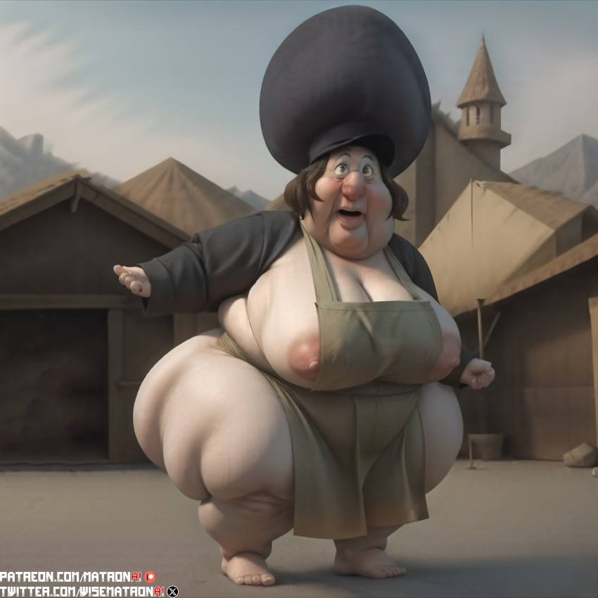 4k ai_generated areola areolae bbw big_breasts cellulite chubby chubby_female curvaceous curvy curvy_body curvy_female curvy_figure fat female female_only genitals gilf granny highres hips hips_wider_than_shoulders human klaus_(film) krum_counsils massive_ass massive_butt massive_thighs matronai_(artist) mature mature_female mature_woman naked naked_female netflix nipples nude nude_female obese obese_female old older_female overweight overweight_female patreon patreon_username pinup puffy_anus sagging_breasts shortstack solo solo_female solo_focus squatting ssbbw stable_diffusion thick thick_ass thick_thighs thighs twitter_username wide_hips wrinkles