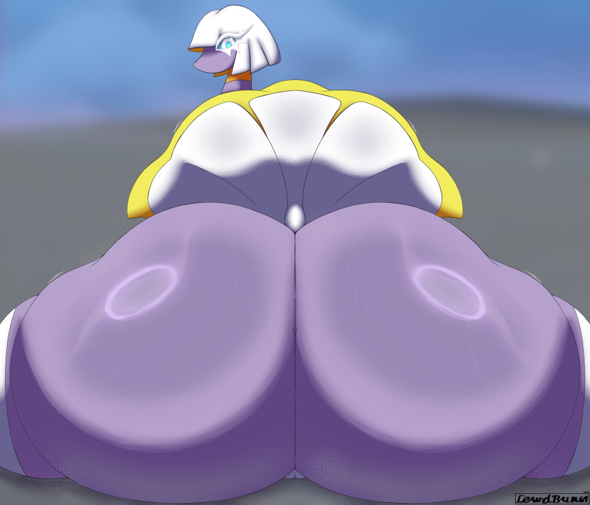 ass_bigger_than_head avian big_ass bird espathra feathers feral generation_9_pokemon huge_ass legs_apart legs_spread lewd_bun_64 looking_at_viewer massive_ass pokémon_(species) pokemon sitting staring strugglebunny