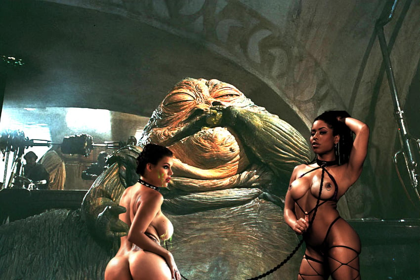 collar dancer dark-skinned_female dark_skin dirge60001 harem hutt jabba_the_hutt kira_noir_(pornstar) leash leash_and_collar photorealistic photoshop realistic return_of_the_jedi screenshot_edit sex_slave short_hair slave slavegirl star_wars